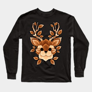 Deer of leaves Long Sleeve T-Shirt